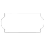 Étiquette blanche 26 x 12 mm amovible pour étiqueteuse - 10 rouleaux de 1500