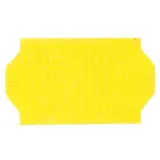 Étiquette jaune 26 x 16 mm adhésive pour étiqueteuse - 10 rouleaux de 1200