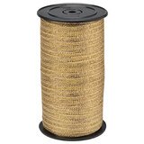 Ruban doré tissé Glittex 5 mm x 50 m
