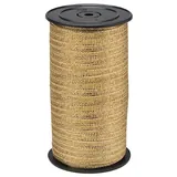 Ruban doré tissé Glittex 5 mm x 50 m