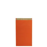 Pochette cadeau kraft vergé orange 12 x 4,5 x 21 cm - Sachet kraft - Lot de 250