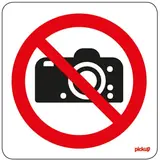Pictogramme adhésif Interdit aux photos