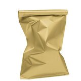 Pochettes cadeaux polypro métallisées