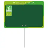 Étiquettes bio, à pique 