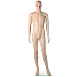 Mannequin homme sans perruque bras le long du corps