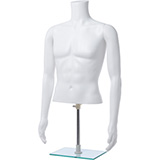 Buste homme sur pied réglable