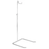 Présentoir réglable porte sac 1 bras H 38 à 68 cm métal chromé - Présentoir sac à main