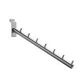 Bras incliné 7 picots tube rond