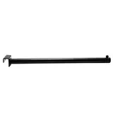 Bras droit noir sablé - ø 20 mm x L 37 cm - pour barre de charge