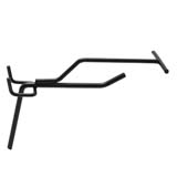 Tiges simples noir sablé - L 10 cm - avec tige pour porte-étiquette