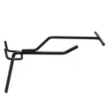 Tiges simples noir sablé - L 10 cm - avec tige pour porte-étiquette