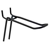 Tiges doubles noir sablé - L 10 cm - pour fonds perforés