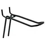 Tiges doubles noir sablé - L 10 cm - pour fonds perforés