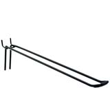 Tiges doubles noir sablé - L 30 cm - pour fonds perforés