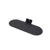 Tablette chaussure pour panneau rainuré - noir - L25xP10cm - Tablettes pour panneaux rainurés