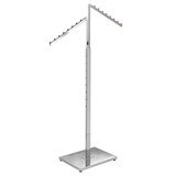 Portant 2 faces bras inclinés