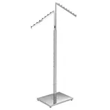 Portant 2 faces bras inclinés