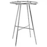 Portant rond chromé ø 90 cm hauteur réglable