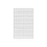 Grille murale 150 x 95 cm Métal - Présentoir grille - Grille d'exposition - Gris martelé - Lot de 2