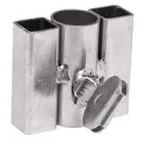 Douille carrée pour chandelle parasol ø 19 mm Acier galvanisé