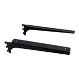 Consoles droites pour tablettes bois ou verre