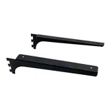 Consoles droites pour tablettes bois ou verre