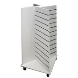 Présentoir Cross rainuré 4 faces en croix