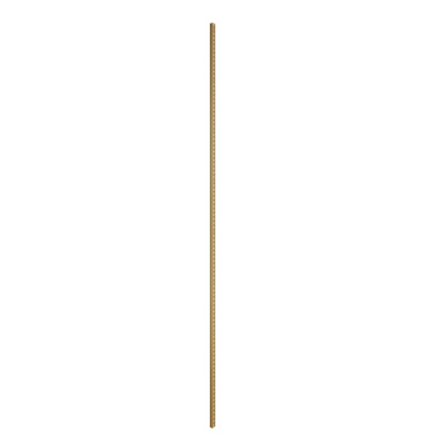 Crémaillère pas de 25 - Or - H 240 cm - section 25x20 cm - Ligne Square 25 or