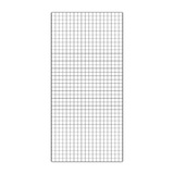 Grille d’exposition métal - Grille double cadre - noir - 200 × 95 cm - Paquet de 2 - Grilles simples