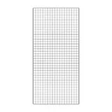 Grille d’exposition métal - Grille double cadre - noir - 200 × 95 cm - Paquet de 2