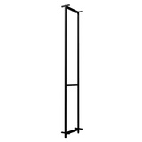 Cadre central Square noir sablé H 240 × P 46,4 cm 