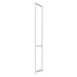 Cadre central Square H 240 cm x P 46,4 cm blanc sablé