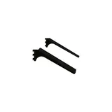 Consoles Inclinées Square Noir Sablé L.28 cm - Lot de 2