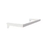 Barre guidon de penderie Square autoporté blanc sable L 60 x P 24 cm