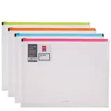 Pochettes à zip format A4