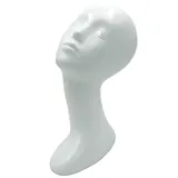 Tête femme, finition laquée