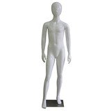 Mannequin enfant laqué 10 ans jambe droite en avant