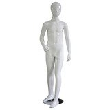 Mannequin enfant laqué 10 ans jambe gauche en avant