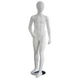 Mannequin enfant laqué 10 ans jambe gauche en avant