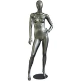 Mannequin femme, finition laquée, main gauche sur la hanche