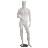 Mannequin homme, finition laquée, main droite sur la hanche