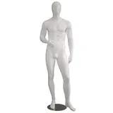 Mannequin homme, finition laquée, main droite sur la hanche