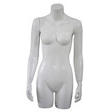 Buste femme avec bras, finition laquée