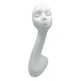 Tête femme design fibre de verre H 51 cm