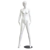 Mannequin femme, finition laquée, bras le long du corps