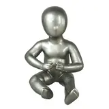 Mannequin enfant laqué 1 an, assis