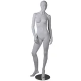 Mannequin femme, tête et cheveux sculptés