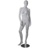 Mannequin femme, tête et cheveux sculptés