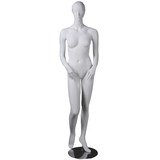 Mannequin femme, tête et cheveux sculptés