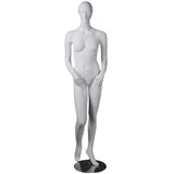 Mannequin femme, tête et cheveux sculptés